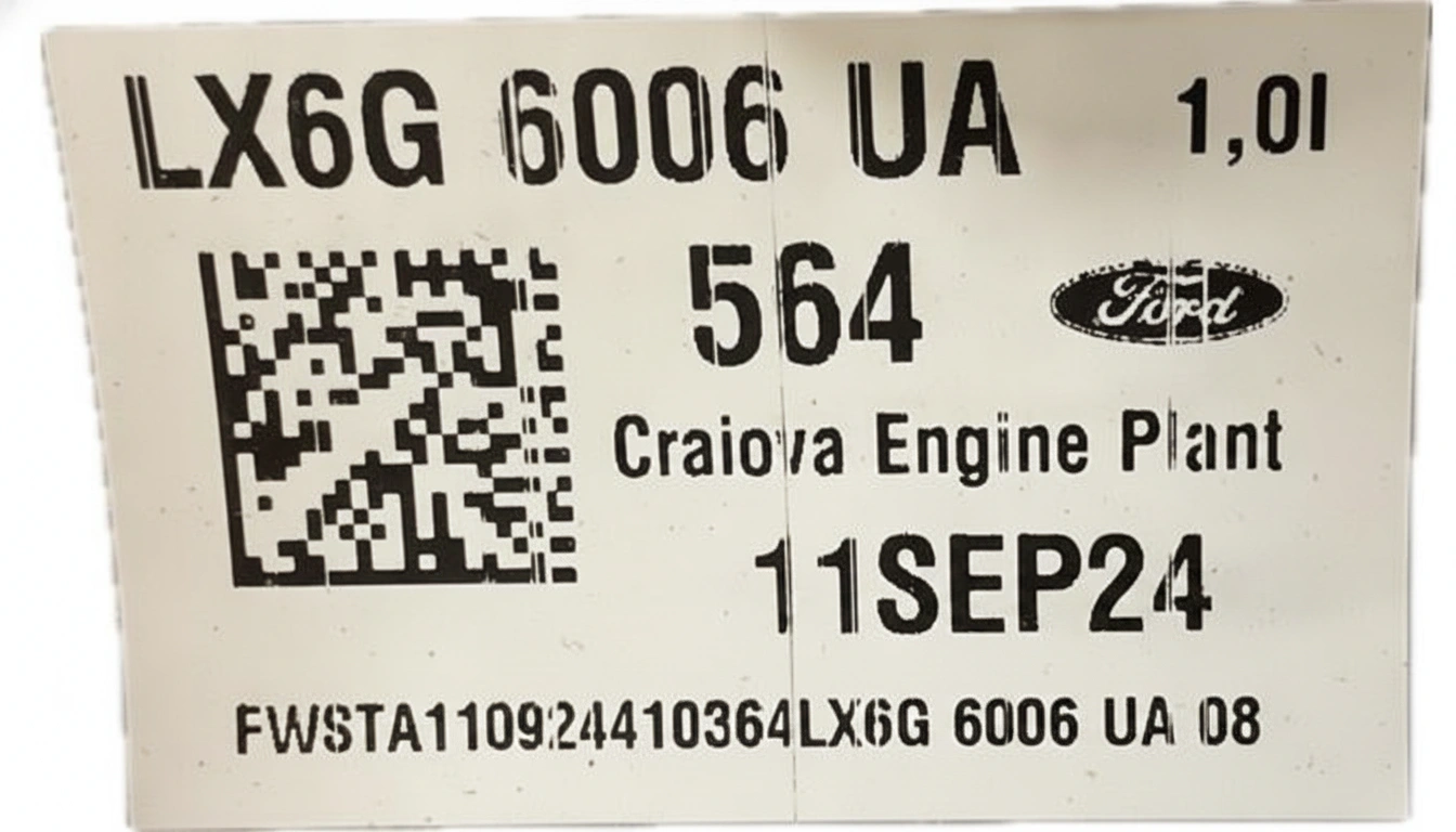 Silnik Ford Puma 1.0 B7JB 125KM 92kW nowy kompletny - obrazek 3