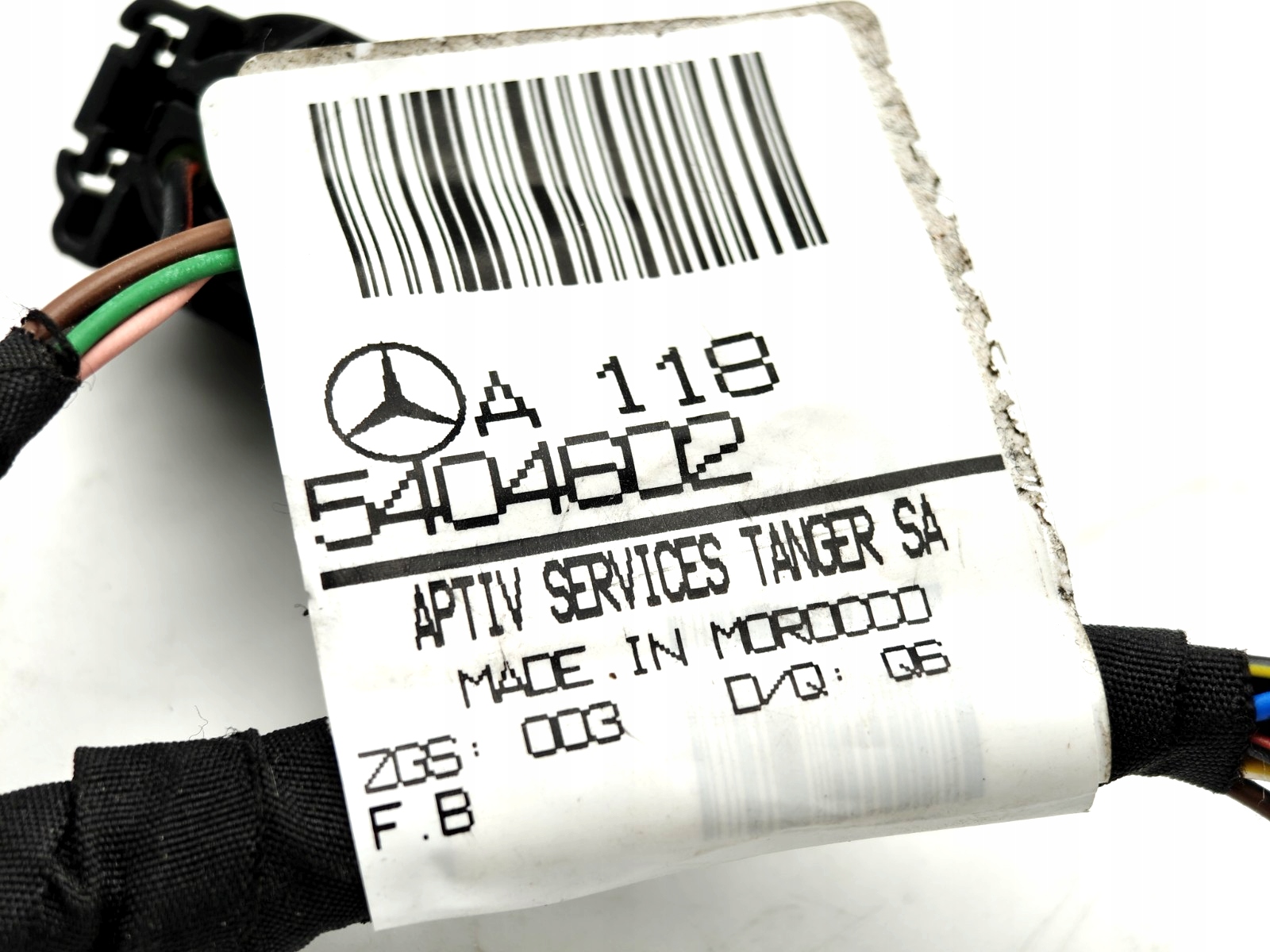 A1185404602 wiązka Kabel Czujników parkowania PDC przód Mercedes CLA 45 AMG C118 W118 - obrazek 4