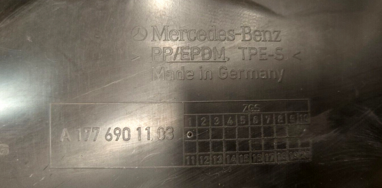 A1776900104 Mercedes A-Klasa W177 B-Klasa W247 Nadkole przód lewy oryginał Część tylna - obrazek 6
