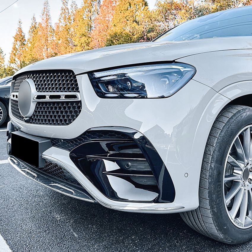 ASWMB219 Kratki Dokładki Zderzaka przód Listwy Spoilery Mercedes C167 V167 GLE AMG - obrazek 3