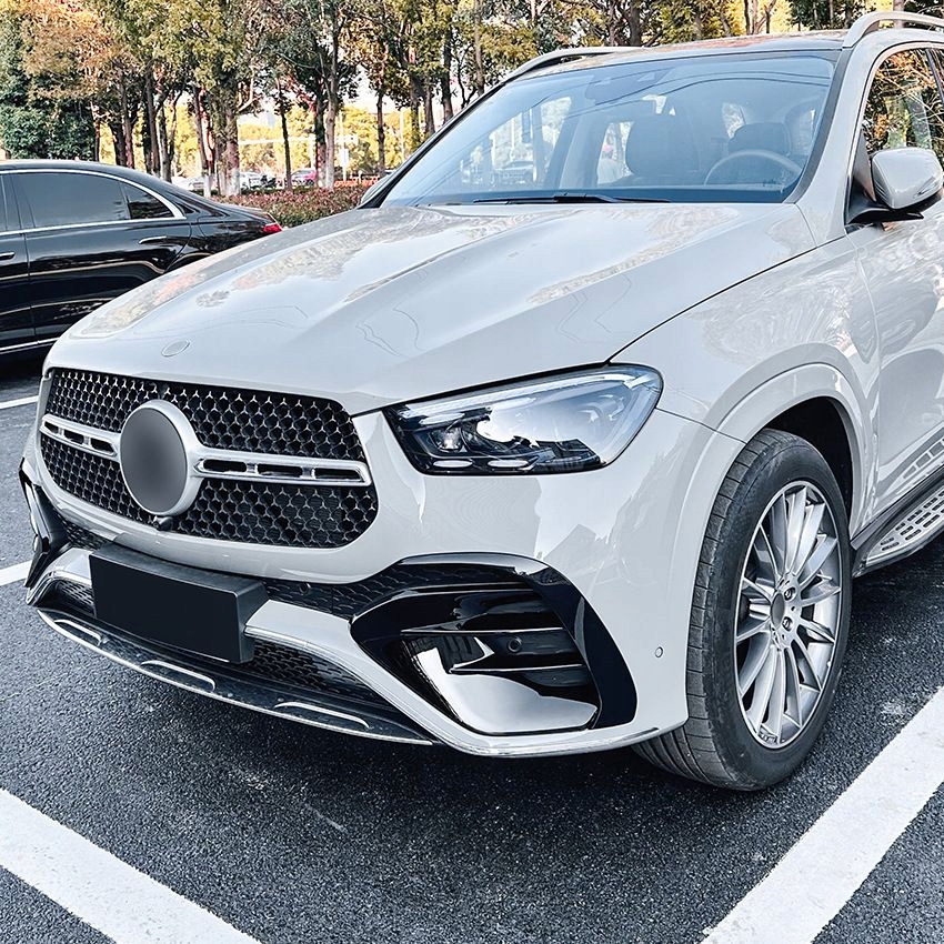 ASWMB219 Kratki Dokładki Zderzaka przód Listwy Spoilery Mercedes C167 V167 GLE AMG - obrazek 6