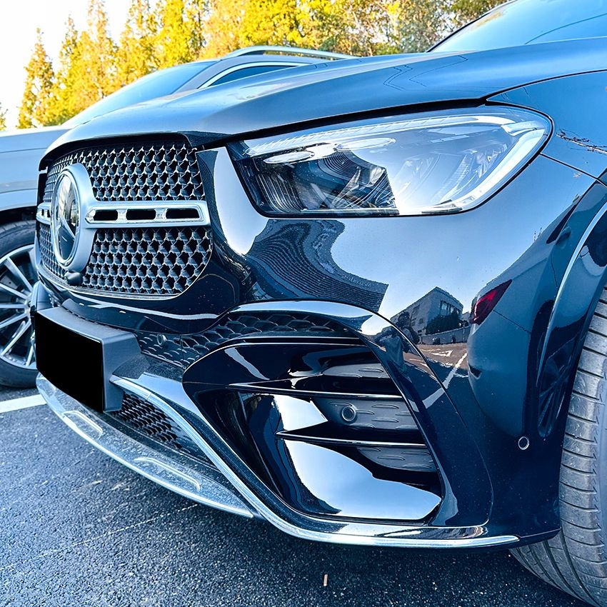 ASWMB219 Kratki Dokładki Zderzaka przód Listwy Spoilery Mercedes C167 V167 GLE AMG - obrazek 5