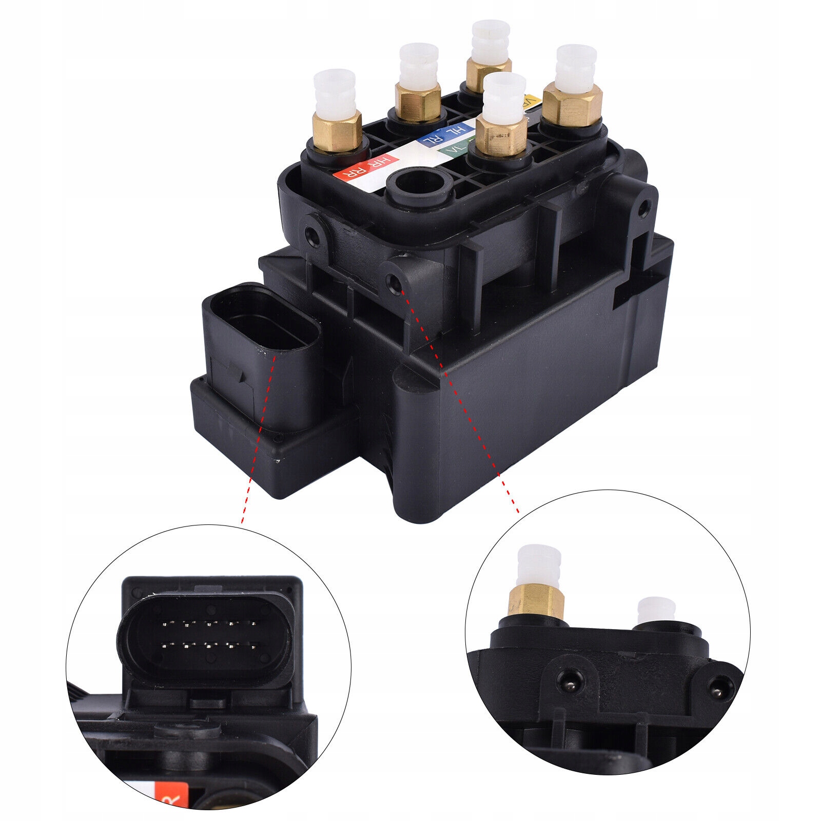 Blok Zaworowy Rozdzielacz listwa Mercedes S W222 W217 C217 W205 V W447 W448