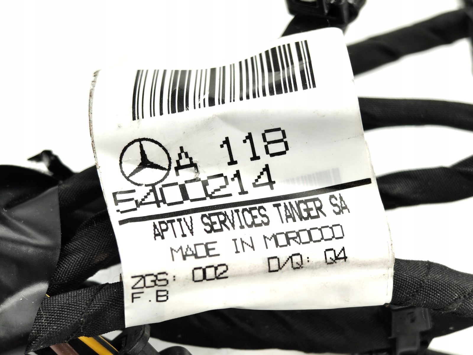 Wiązka Kabel POD radar zderzak przód Mercedes CLA 45 AMG C118 X118 W118 - obrazek 3