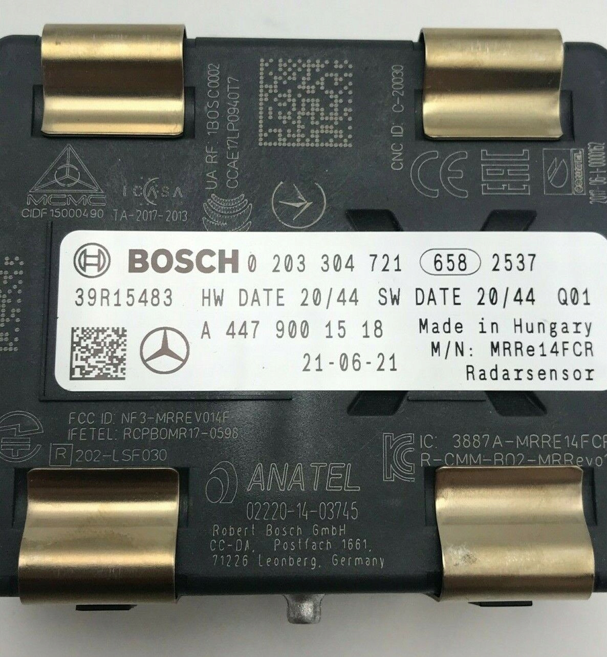 A.4479001518 RADAR SENSOR DISTRONIC MERCEDES V-KLASA W447 W448 NOWY A4479001518 ORYGINAŁ