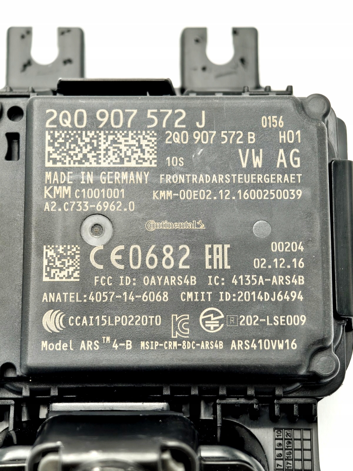 2Q0.907572J CZUJNIK ODLEGŁOŚCI RADAR + KAMERA VW TIGUAN SEAT ATECA AUDI Q2 SKODA KODIAQ